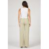 image:imageDEAR JOHN Brandy Trouser Pant High Rise Relaxed Straight Leg Clean Hem Comfort StretchAbbey Stone