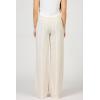 image:imageDEAR JOHN Brandy Trouser Pant High Rise Relaxed Straight Leg Clean Hem Comfort StretchCreamy Black