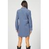image:imageDEAR JOHN Rory Dress Midi Length Relaxed Fit Long Sleeve Button Front Corduroy CollaredVintage Indigo
