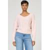 image:imageDEAR JOHN Lexi Sweater Womens Drop Shoulder VNeck Long SleevePale Lilac
