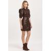 image:imageDEAR JOHN Womens Ophelia Button Down DressGround Coffee Vegan Leather