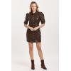 image:imageDEAR JOHN Womens Ophelia Button Down DressGround Coffee Vegan Leather