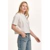image:imageDEAR JOHN Maddox Top Womens Cotton Crew Neck Short SleeveWhite