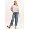 image:imageDEAR JOHN Maddox Top Womens Cotton Crew Neck Short SleeveWhite