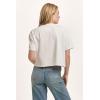 image:imageDEAR JOHN Maddox Top Womens Cotton Crew Neck Short SleeveWhite