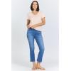 image:imageDEAR JOHN Vanya Short Sleeve Vee Neck Womens Slub Tee Knit Relaxed Fit ShirtPale Dogwood