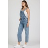 image:imageDEAR JOHN Lasso Womens Overall Jumpsuit Sleeveless Cropped Comfortable Stretch Bib Adjustable Straps  Western Hue  Size XSmall