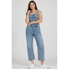 image:imageDEAR JOHN Lasso Womens Overall Jumpsuit Sleeveless Cropped Comfortable Stretch Bib Adjustable Straps  Western Hue  Size XSmall