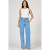 image:imageDEAR JOHN Holly High Rise Straight Jeans for Women Braided Waistband Clean Hem Denim  Wyatt  30