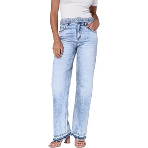 image:imageDEAR JOHN Holly Womens High Rise Straight Leg Jeans Full Length Fray Hem Straight Silhouette  Rendon  Size 31