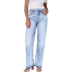 image:imageDEAR JOHN Holly Womens High Rise Straight Leg Jeans Full Length Fray Hem Straight Silhouette  Rendon  Size 33