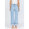 image:imageDEAR JOHN Holly Straight Leg Jeans Womens Straight Fit HighRise Cuffed Hem DenimAustin