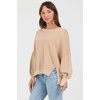 image:imageDEAR JOHN Trenton Womens Sweater Oversized Crew Neck Long SleevePigment Warm Taupe