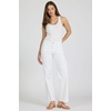 image:imageDEAR JOHN Taylor High Rise Straight Leg Jeans for Women Clean Hem Stretch Denim  White  Size 32