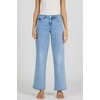 image:imageDEAR JOHN Taylor High Rise Straight Leg Jeans for Women Side Seam Embroidery Clean Hem Waveberry 31