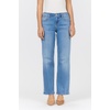 image:imageDEAR JOHN Taylor Mid Rise Straight Leg Jeans for Women Full Length Clean Hem Noble City 28