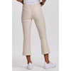 image:imageDEAR JOHN Jeanne Flared Leg Womens Pants MidRise Waisted Cropped InseamBone Vegan Leather