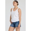 image:imageDEAR JOHN Sirena Tank Womens Classic Fit Cotton Slub V Neck Sleeveless TopWhite