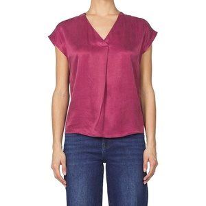 image:imageDEAR JOHN Kristen VNeck Top Short Sleeve Womens Blouse ShirtDahila Mauve