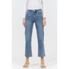 image:imageDEAR JOHN Anika Womens Mid Rise Straight Leg Jeans Stretch Denim Clean Hem Hazlett Size 27