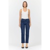 image:imageDEAR JOHN Anika Womens Mid Rise Straight Leg Jeans Stretch Denim Clean Hem Katrina Size 28