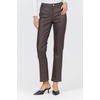 image:imageDEAR JOHN Blaire Womens Mid Rise Slim Straight Leg Pants Stretch Fabric Clean Hem Cappuccino Size 29