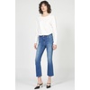 image:imageDEAR JOHN Jeanne Flare Leg Jeans for Women MidRise Cropped Inseam DenimSatellite