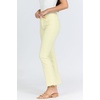 image:imageDEAR JOHN Jeanne Flare Leg Jeans for Women MidRise Cropped Inseam DenimWax Yellow