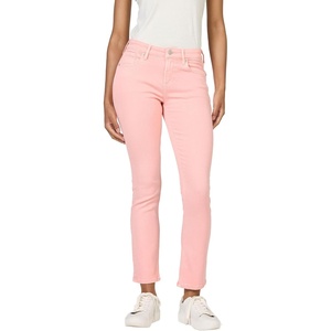 image:imageDEAR JOHN Blaire Straight Leg Jean Mid Rise Slim Fit Ankle Length Stretch DenimPeaches N Cream
