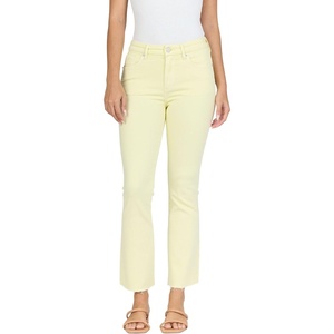 image:imageDEAR JOHN Jeanne Flare Leg Jeans for Women MidRise Cropped Inseam DenimWax Yellow