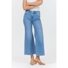 image:imageDEAR JOHN Bowie High Rise Wide Leg Jeans for Women Cropped Raw Cut Hem Stretch Denim Poetry Size 31