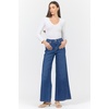image:imageDEAR JOHN Celeste Womens High Rise Relaxed Fit Wide Leg Jeans Stretch Denim Clean HemModerat