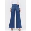 image:imageDEAR JOHN Celeste Womens High Rise Relaxed Fit Wide Leg Jeans Stretch Denim Clean HemModerat