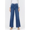 image:imageDEAR JOHN Celeste Womens High Rise Relaxed Fit Wide Leg Jeans Stretch Denim Clean HemModerat