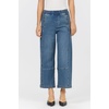 image:imageDEAR JOHN Della Womens High Rise Tapered Jeans Stretch Denim Clean Hem Moonglow Size Small