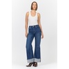image:imageDEAR JOHN Fiona Womens High Rise Relaxed Fit Wide Leg Jeans Stretch Denim Cuffed Hem Castillion Size 32
