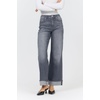 image:imageDEAR JOHN Fiona Womens High Rise Relaxed Fit Wide Leg Jeans Stretch Denim Cuffed Hem Empire Size 26