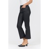 image:imageDEAR JOHN Jeanne Womens Mid Rise Relaxed Fit Flare Pants Stretch Fabric Clean Hem Black Size 28