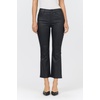 image:imageDEAR JOHN Jeanne Womens Mid Rise Relaxed Fit Flare Pants Stretch Fabric Clean Hem Black Size 29