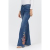 image:imageDEAR JOHN Rosa Flared Womens Jeans Mid Rise Full Inseam Comfort Stretch DenimAutumn Revival