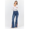 image:imageDEAR JOHN Rosa Flared Womens Jeans Mid Rise Full Inseam Comfort Stretch DenimAutumn Revival