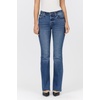 image:imageDEAR JOHN Rosa Flared Womens Jeans Mid Rise Full Inseam Comfort Stretch DenimFrench Street