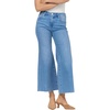 image:imageDEAR JOHN Bowie High Rise Wide Leg Jeans for Women Cropped Raw Cut Hem Stretch Denim Poetry Size 31