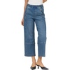 image:imageDEAR JOHN Della Womens High Rise Tapered Jeans Stretch Denim Clean Hem Moonglow Size Small