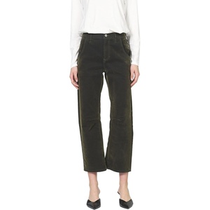 image:imageDEAR JOHN Lasso High Rise Utility Barrel Leg Jeans for WomenOlive