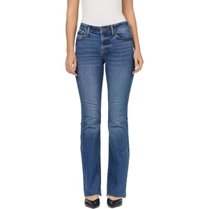image:imageDEAR JOHN Rosa Flared Womens Jeans Mid Rise Full Inseam Comfort Stretch DenimFrench Street