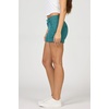 image:imageDEAR JOHN Hampton Shorts Womens Low Rise Trouser Leg Cuffed Hem Stretch Twill ShortMediterranea