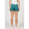 image:imageDEAR JOHN Hampton Shorts Womens Low Rise Trouser Leg Cuffed Hem Stretch Twill ShortMediterranea