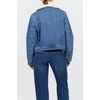 image:imageDEAR JOHN Waverly Womens Long Sleeve Jacket Removable Collar Stretch Fabric Quilted Lining Heirloom Blue Size Small