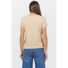 image:imageDEAR JOHN Vanya Short Sleeve Vee Neck Womens Slub Tee Knit Relaxed Fit ShirtDune